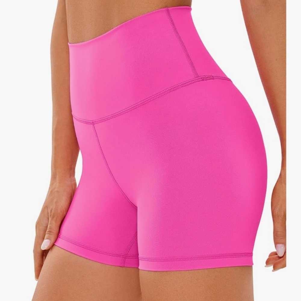Nwt XXS CRZ YOGA Naked Feeling Biker Shorts 4'' - High Waist Yoga Workout Runnin